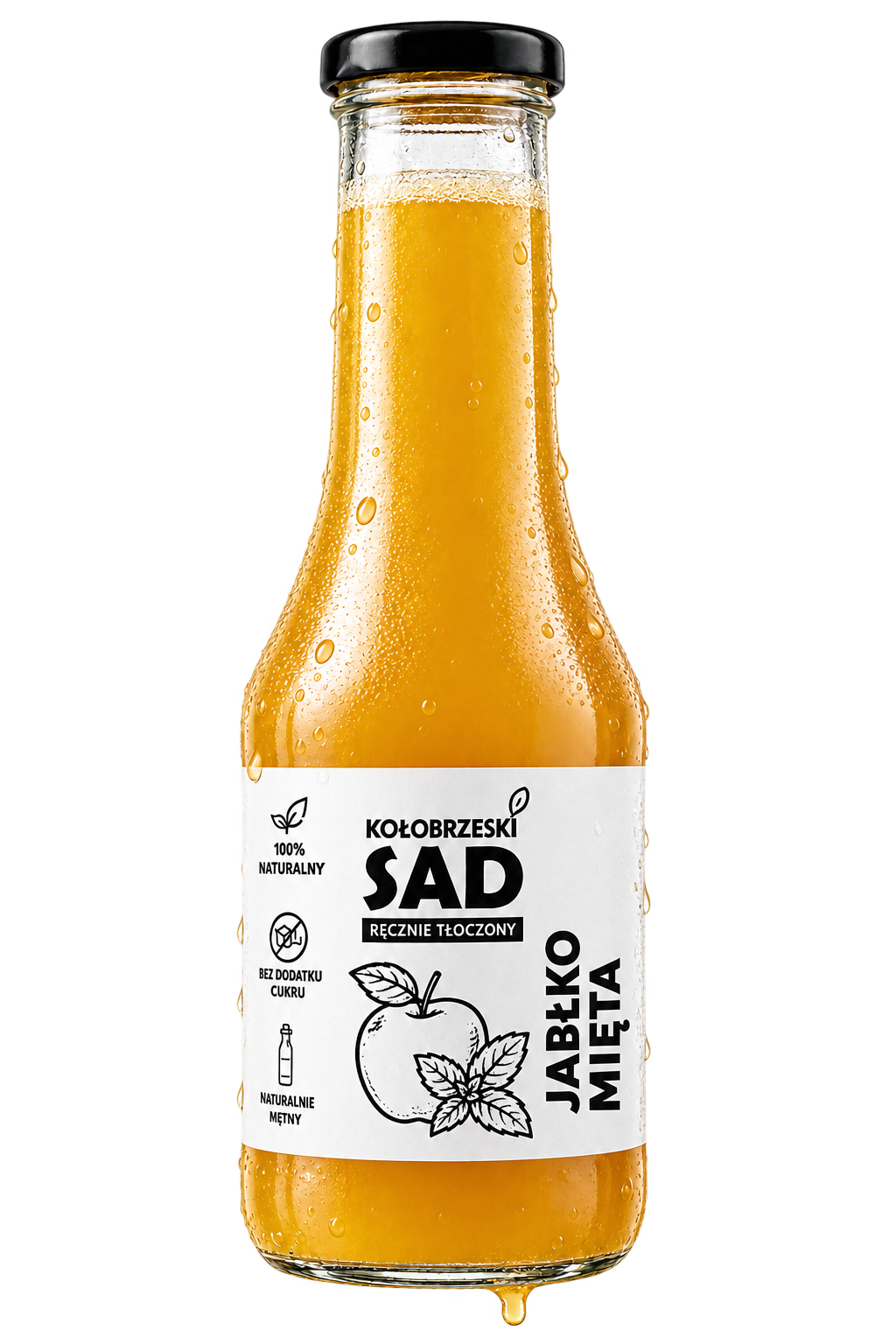 Kołobrzeski Sad Apfel-Minze – gepresster Saft