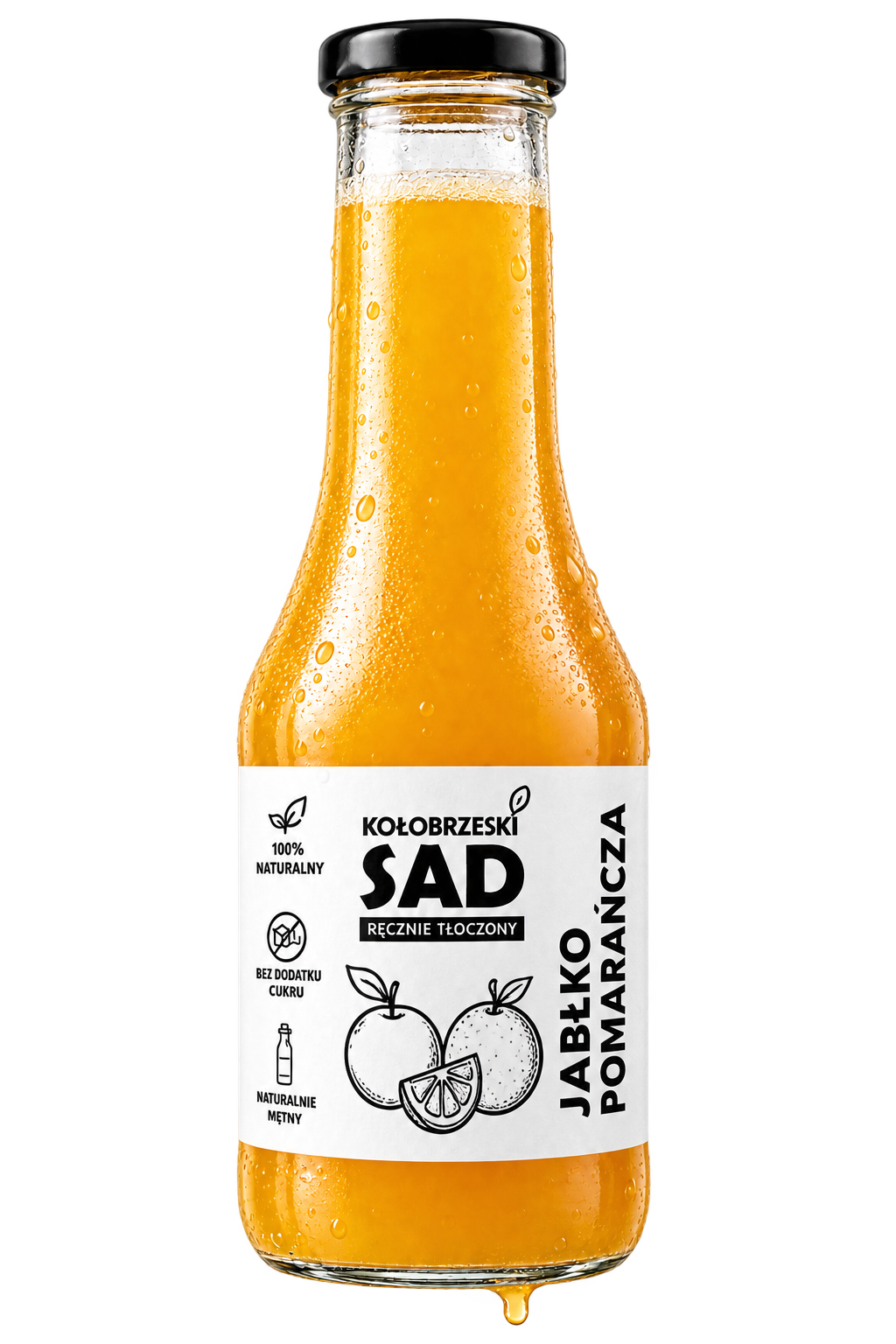 Kołobrzeski Sad Apfel-Orange – gepresster Saft